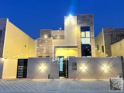 Villa for sale in Ajman | Al Helio 2 area | 4 bedrooms, majlis, hall, maid's room, store and roof |