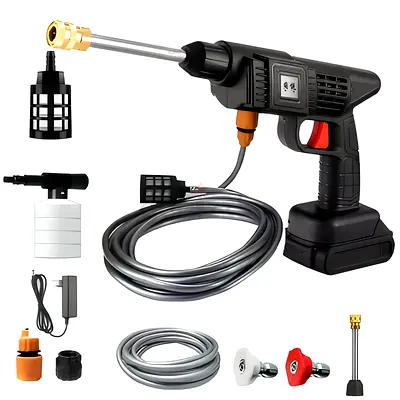 Cordless High-Pressure Portable Power Washer with Accessories
