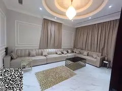 First inhabitant villa for rent in Al Yasmine next to the garden - 5 master rooms - roof - central a