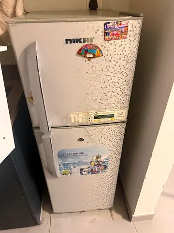 Nikai Double Door Refrigerator - Compact 2-Door Fridge (Used)