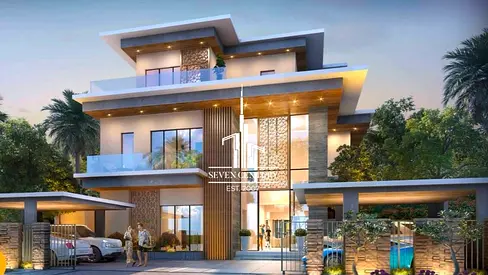 End Corner 5BR Maid + Lagoon View | Roof Terrace