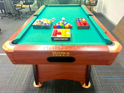 Full-size pool table with accessories - good condition