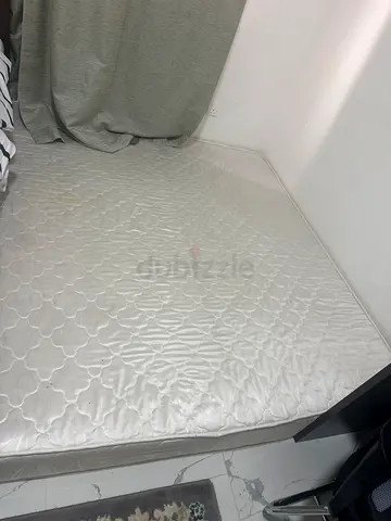 King size white mattress - good used condition