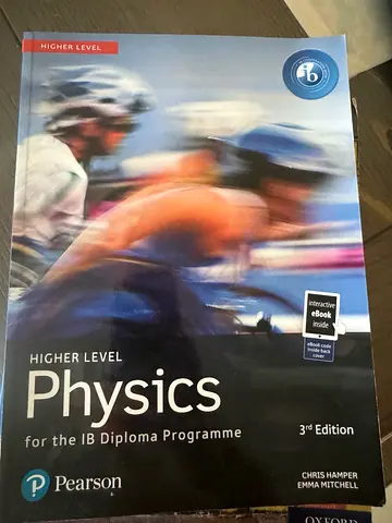 Pearson Higher Level Physics for the IB Diploma Programme (3rd Edition)
