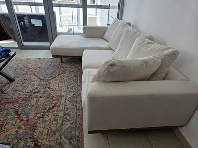 Perfect Condition West Elm New Port L Shape Sofa