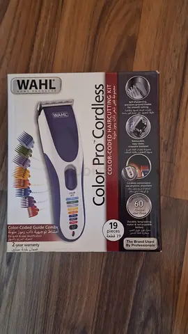 Cordless WAHL excellent Shaving kit for body and hair with different sizes of clips