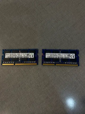 2x 8GB Ram DDR 3