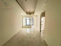 A brand new, two-bedroom apartment in the Al Tallah area, located in a modern building designed for