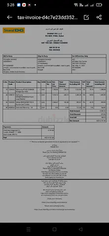 SAMSUNG Washing Machine - Front Load Washer - MAY 2025 Model URGENT SELL !! 650AD one year old only