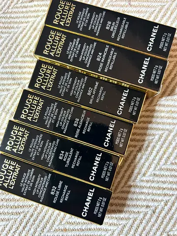Lot of 6 Chanel Rouge Allure Lipsticks (new in box)