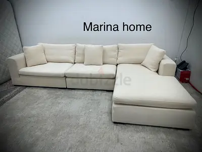 Like new condition marina home lshape sofa