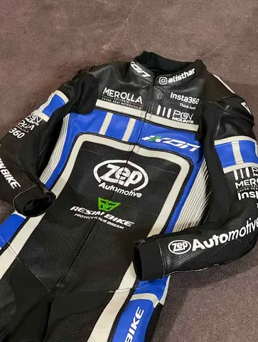 Custom Motorbike Racing Leather Track Suit.