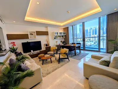 HUGE LAYOUT | FULL BURJ VIEW | 2BD+maid