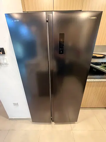 LG Side-by-Side Refrigerator in Stainless Steel - Good Condition