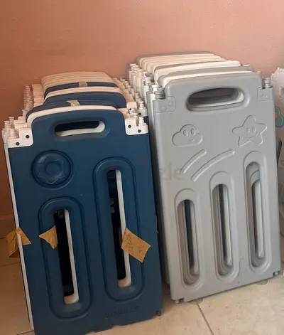 Used Baby Playpen / Safety Fence Panels - Set of Plastic Panels