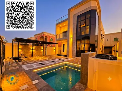 تملك جميع الجنسيات لاصحاب الرفاهية فيلا بالروضة 5غرف ومسبح كبير السعر مغري