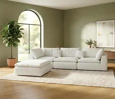 Comfortable Feather Filled Lounge Sofa made with premium materials for long-lasting durability and e