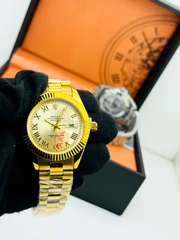 Rolex premium quartz mens watch