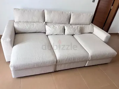 Ikea Eskilstuna L Shape Sofa Bed Beige