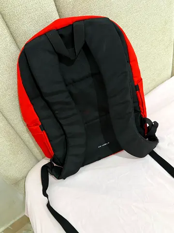 Red casual backpack in good used  Ferrari condition