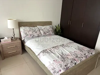 Modern Light Oak Finish 120x200 Twin Bed + Night stand + Bedside lamp with a complimentary Mattress
