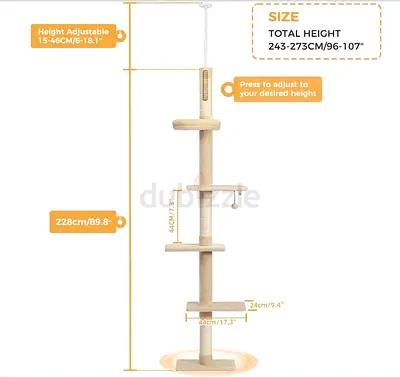 Cat tree (brand new) unpacked