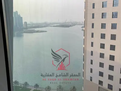 **Spacious 2 Bedroom Apartment for Annual Rent | Al Majaz 2, Sharjah. Free AC, free gym, free swimming pool, central AC, free maintenance,