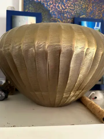 Gold Decorative Bowl / Centerpiece - Medium Size couper