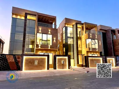 villa 6BR with a roof, including Reg fees, electricity, water, and AC, in Al-Helio 2. Freehold . Bank financing.