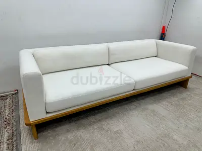 Like new condition crate&barrel three seater sofa