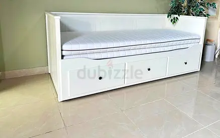 Ikea Malm bed with mattress queen size