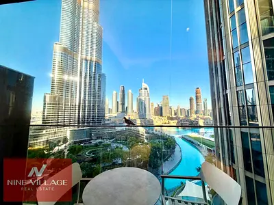 3 غرف نوم مفروشة | العنوان برج أوبرا 1 | إطلالات على وسط المدينة والمارينا | تراس الشرفة