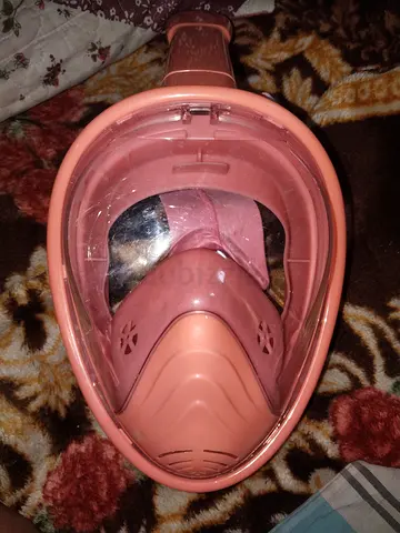 Full-face snorkel mask (pink) - good condition