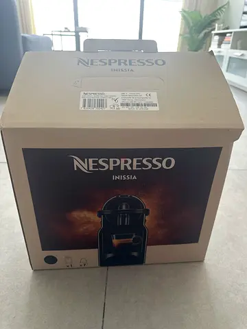 Nespresso Inissia Capsule Coffee Machine (boxed) - Excellent condition house clearing