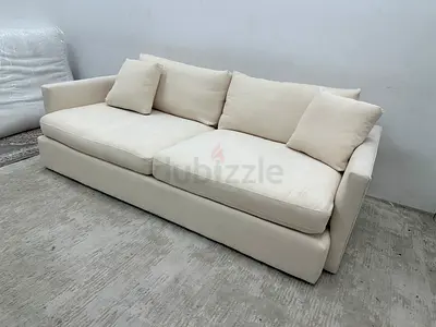 As perfect condition crate&barrel 3 seater sofa