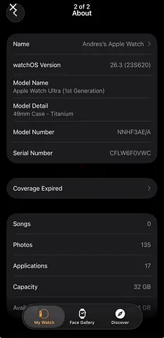 Apple Watch Ultra (1st Gen) 49mm Titanium - Used, Working