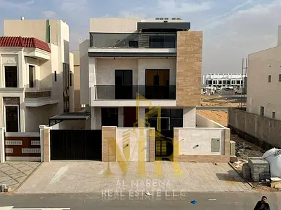 Luxury villa for sale in Al Bahia | 6 master bedrooms | Two floors and a roof | Custom finishing | 2 million AED Luxury villa for sale in Al Bahia, A