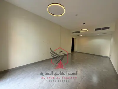Free parking, second occupant, overlooking the main street, beautiful two bedrooms and a living room with built-in wardrobes + balcony for rent in Al