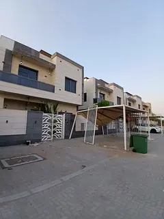 Al Yasmin – Ajman: Spacious villa, second occupancy, 5 bedrooms, majlis, living room, roof terrace