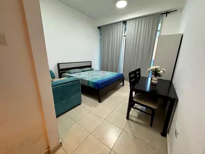 *Master Bedroom with Attached Bathroom & Balcony | AED 3,000 | Clean & Peaceful Apartment*