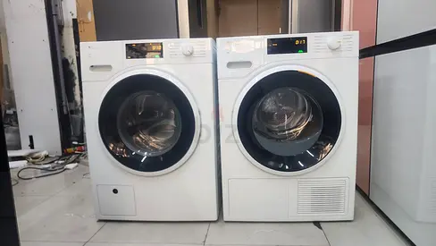 Free delivery Miele Pair of front-load washer and electric dryer - good working condition