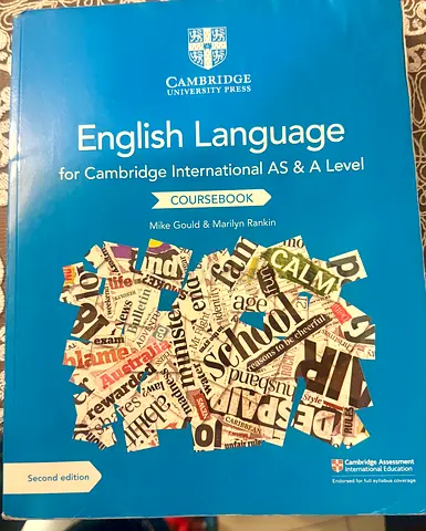 Cambridge English Language Coursebook for Cambridge International AS & A Level (2nd Ed.)