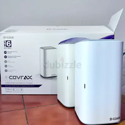 D-Link Covr AX1800 Whole Home Mesh Wi‑Fi (2-pack) - Like New