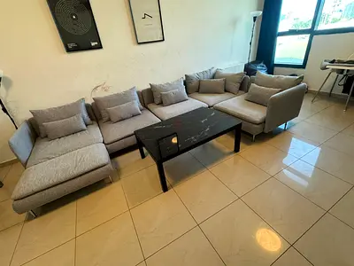 Same like new Ikea Sodhremn Corner Ushape Sofa light gray