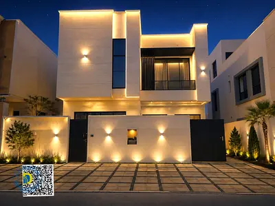 For sale: Modern villa in Al Yasmin area, 6 bedrooms with a roof terrace, freehold , bank financing.