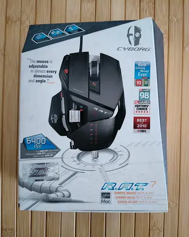 Gaming mouse Cyborg RAT-7, in it's original pack and in a perfect working condition.