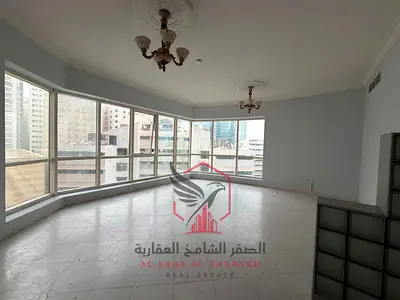 Spacious 1 Bedroom Apartment for Annual Rent in Al Majaz 3 Free AC Free Gym and Pool Central AC Free Maintenance Near Dubai Exit
