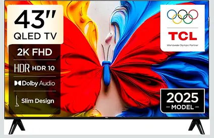 TCL 43S5K Television 43 Inch Smart TV QLED HDR 10 Google TV, Dolby Moving out Sale