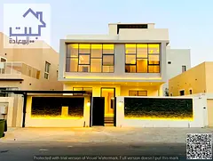 Modern villa, Al Zahia Ajman (registration and ownership fees included) two floors and a roof freeho