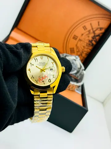 Rolex premium quartz mens watch